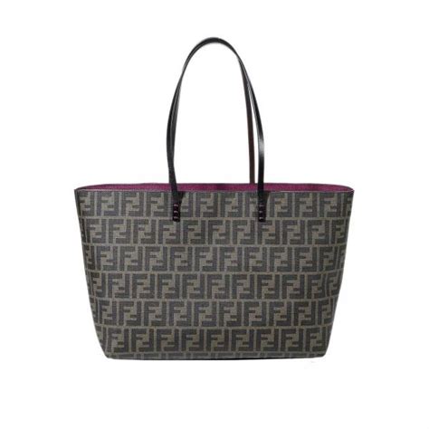 borsa fendi zucca pu med roll bag